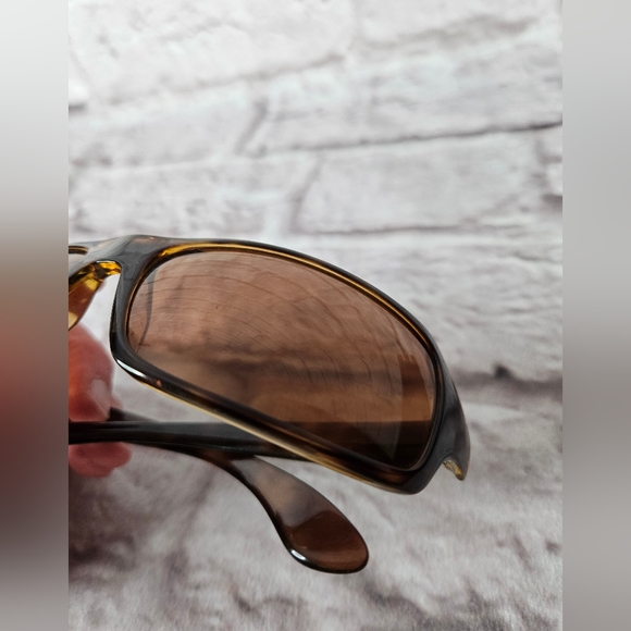 Ray Ban Rb4075 Polished Havana Sunglasses Brown - Picture 4 of 9